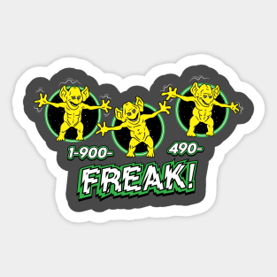 Freddy Freaker - Design B Sticker